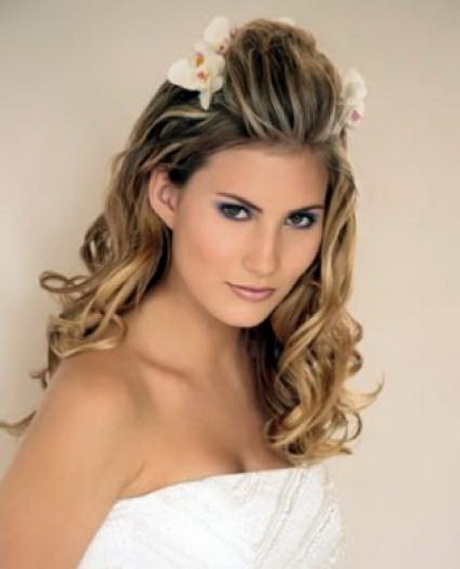 bruidskapsel-halflang-haar-36-14 Vjenčanje frizura srednje kose