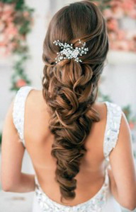 bruidskapsel-halflang-haar-36-16 Vjenčanje frizura srednje kose