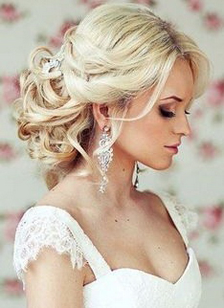 bruidskapsel-halflang-haar-36-4 Vjenčanje frizura srednje kose