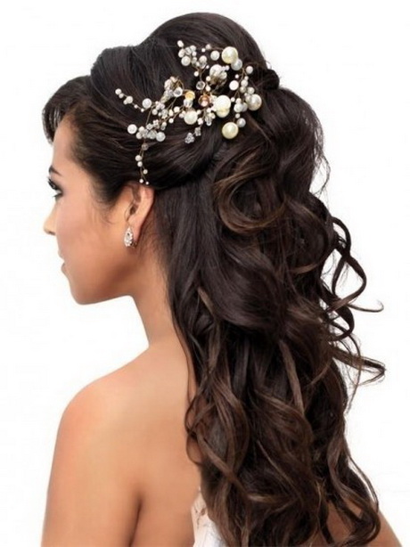 bruidskapsel-halflang-haar-36-5 Vjenčanje frizura srednje kose