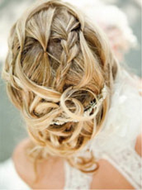 bruidskapsel-halflang-haar-36 Vjenčanje frizura srednje kose