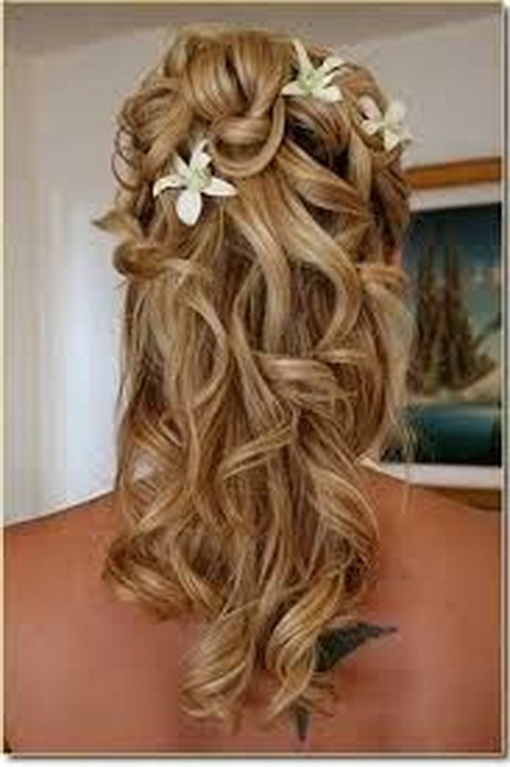 bruidskapsels-halflang-haar-half-opgestoken-49-8 Svadbene frizure poludnevna kosa je pola podignuta