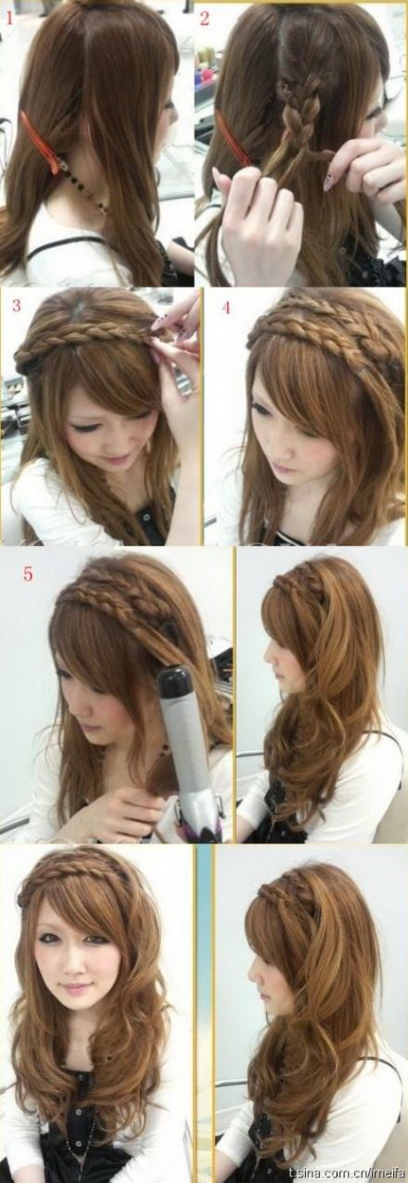 gemakkelijke-opsteekkapsels-halflang-haar-50-16 Jednostavne frizure za kosu srednje duljine