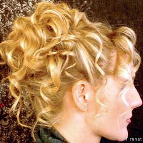 halflang-krullend-haar-opsteken-04-5 Poludnevna kovrčava kosa