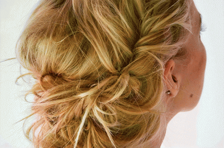 kapsels-opsteken-halflang-haar-73 Frizure podižu srednju kosu