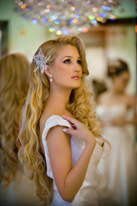 lang-haar-bruidskapsels-49 Vjenčanje frizura s dugom kosom