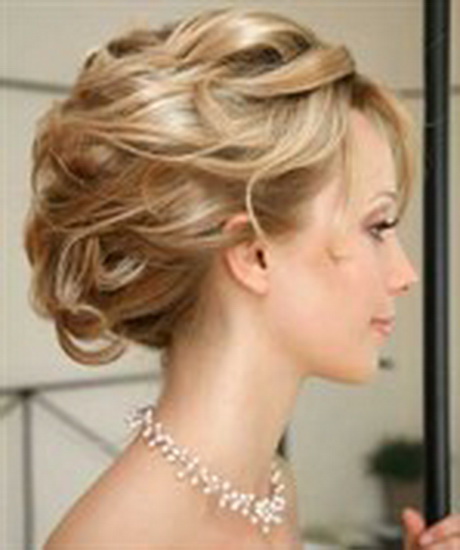trouwkapsels-halflang-haar-opgestoken-50-9 Vjenčanje frizura s povišenom kosom do pola dužine