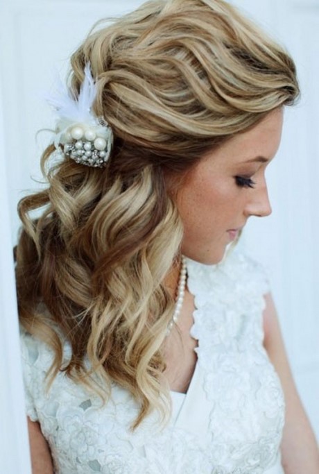 bruidskapsels-lang-haar-los-21_2 Vjenčanje frizura duga labav kosa
