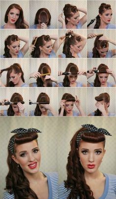 Vintage frizura za žene