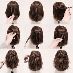 hoe-kort-haar-opsteken-44_13 Kako posvijetliti kratku kosu