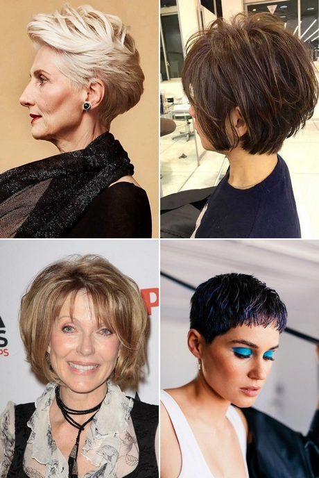 Kratke frizure za starije dame 2023