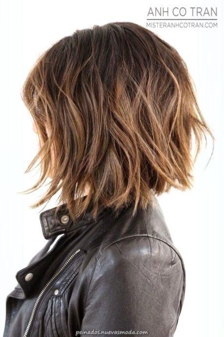 trendy-kapsels-halflang-2020-48 Modni frizure za srednju kosu