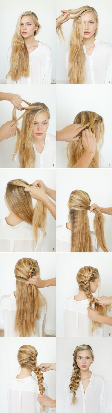 Lijepe ideje za kosu za dugu kosu