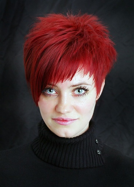 rode-korte-kapsels-49_11 Crvene kratke frizure