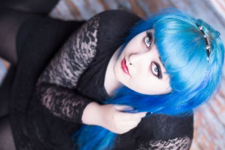 blauw-haar-verven-37_15 Bojanje kose u plavoj boji