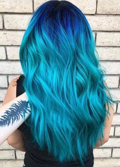 blauw-haar-verven-37_6 Bojanje kose u plavoj boji