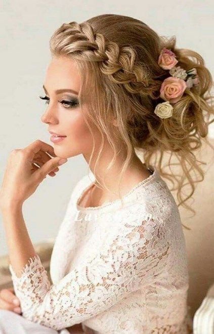 bruidskapsel-lang-haar-los-85_12 Vjenčanje frizura duga labav kosa