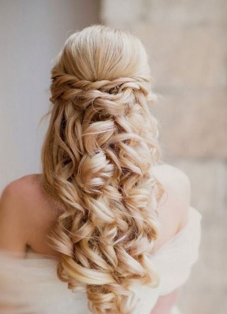 bruidskapsel-lang-haar-los-85_18 Vjenčanje frizura duga labav kosa