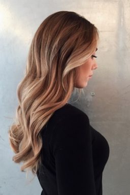 bruin-haar-blonde-highlights-63_10 Smeđa kosa plava s naglašavanjem