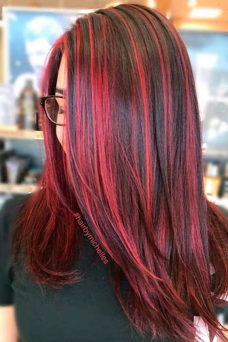 highlights-in-rood-geverfd-haar-24_13 Istaknute u crvenoj boji kose