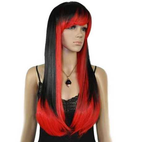 zwart-rood-haar-83 Istaknute u crvenoj boji kose