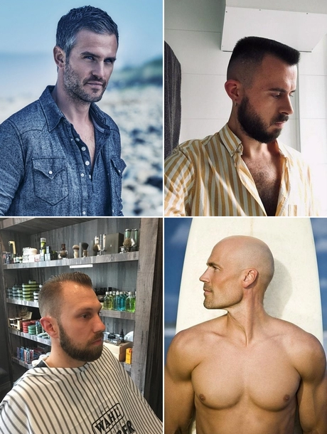 Ćelav ošišan čovjek