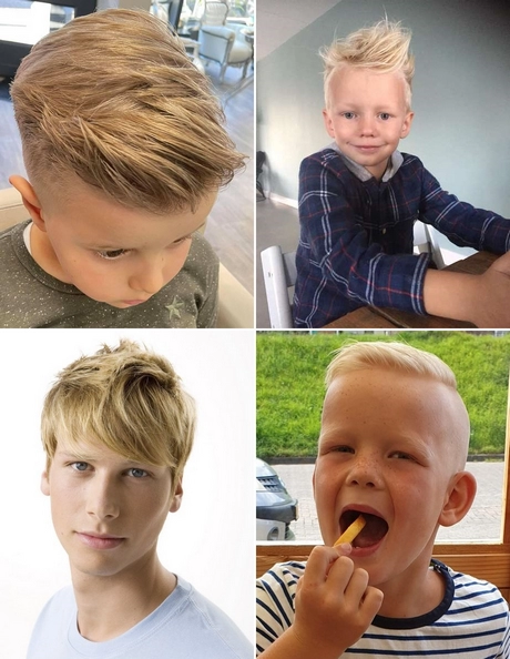Plava dječačka frizura