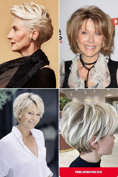 Kratke frizure za žene starije od 60 godina