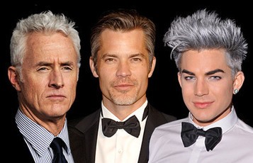Bojanje kose muškaraca u sivoj boji