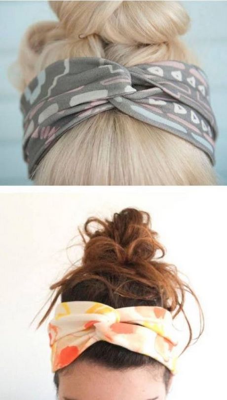 haarband-dragen-kort-haar-50_12 Headband s kratkom kosom