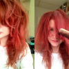 Bojanje kose od crvene do svijetle
