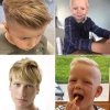 Plava dječačka frizura