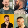 Kratka frizura s bradom
